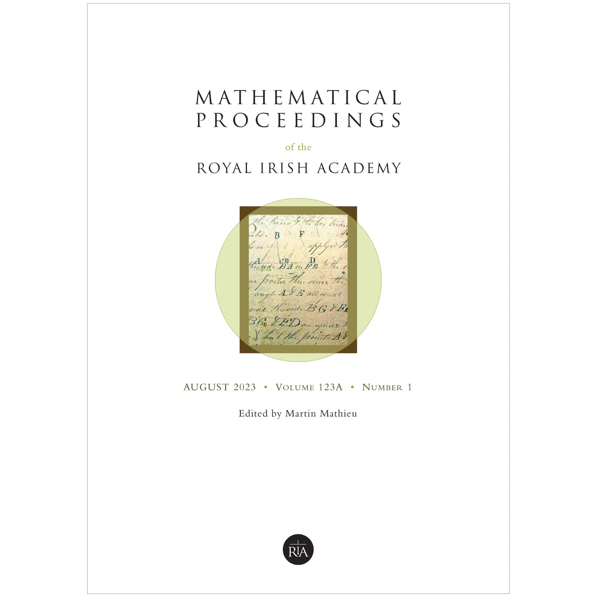 Mathematical Proceedings of the Royal Irish Academy